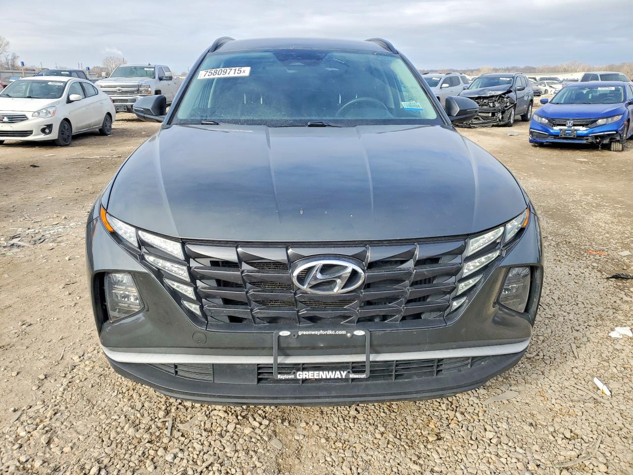 2022 HYUNDAI TUCSON BLUE photo 5