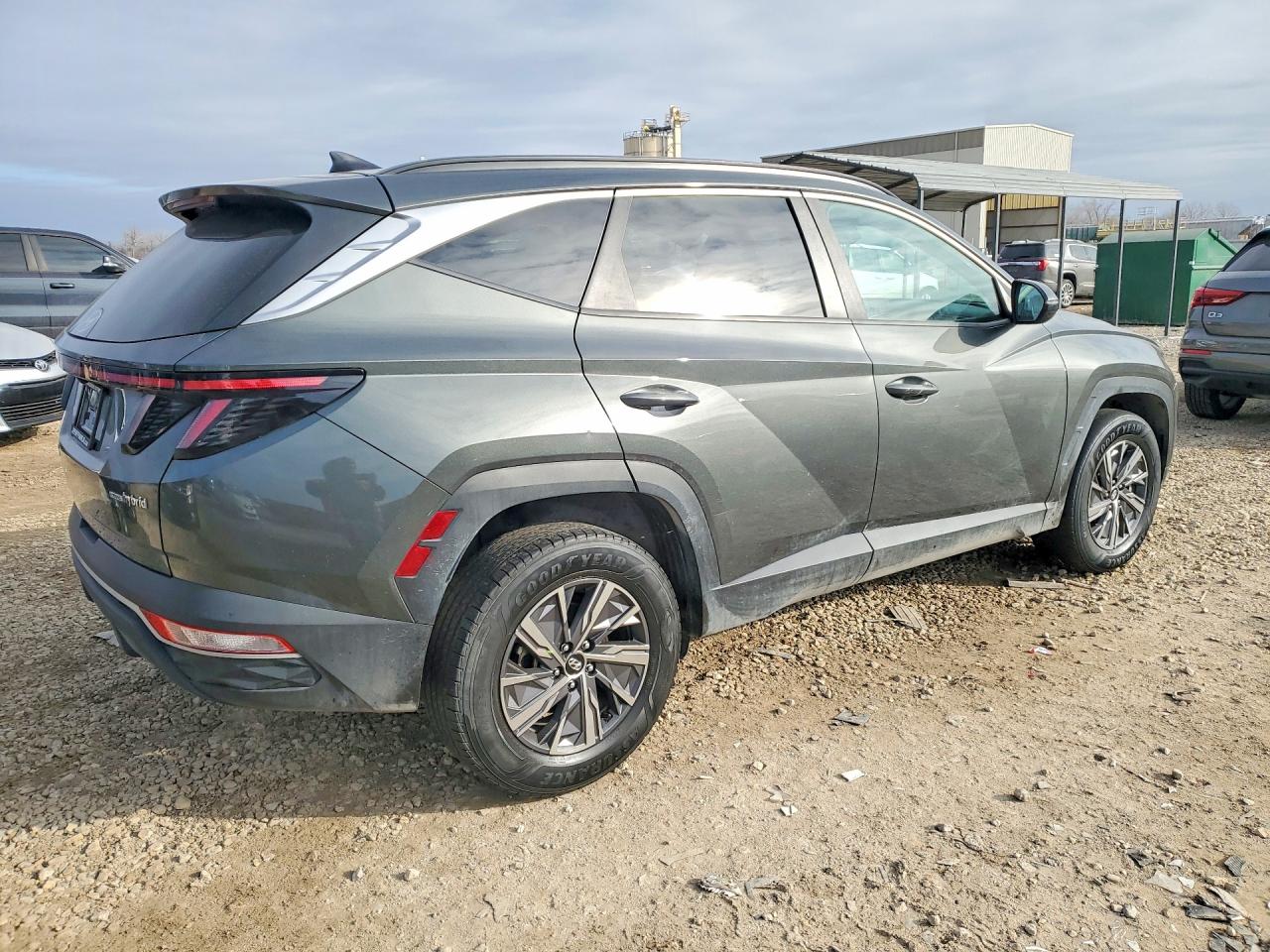 2022 HYUNDAI TUCSON BLUE photo 3