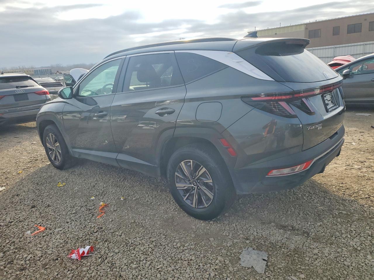 2022 HYUNDAI TUCSON BLUE photo 2