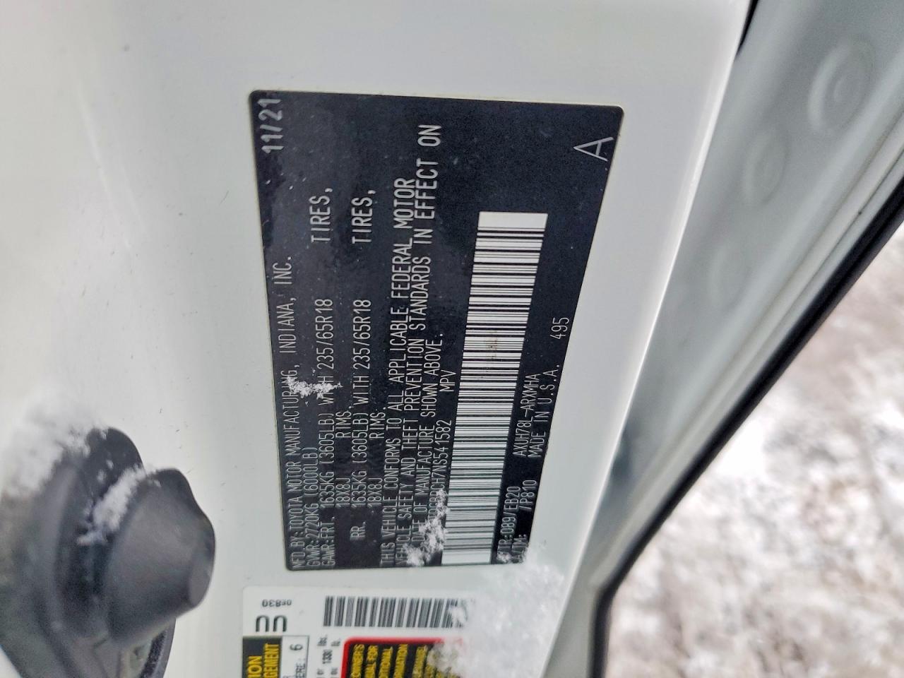 2022 TOYOTA HIGHLANDER HYBRID XLE photo 23