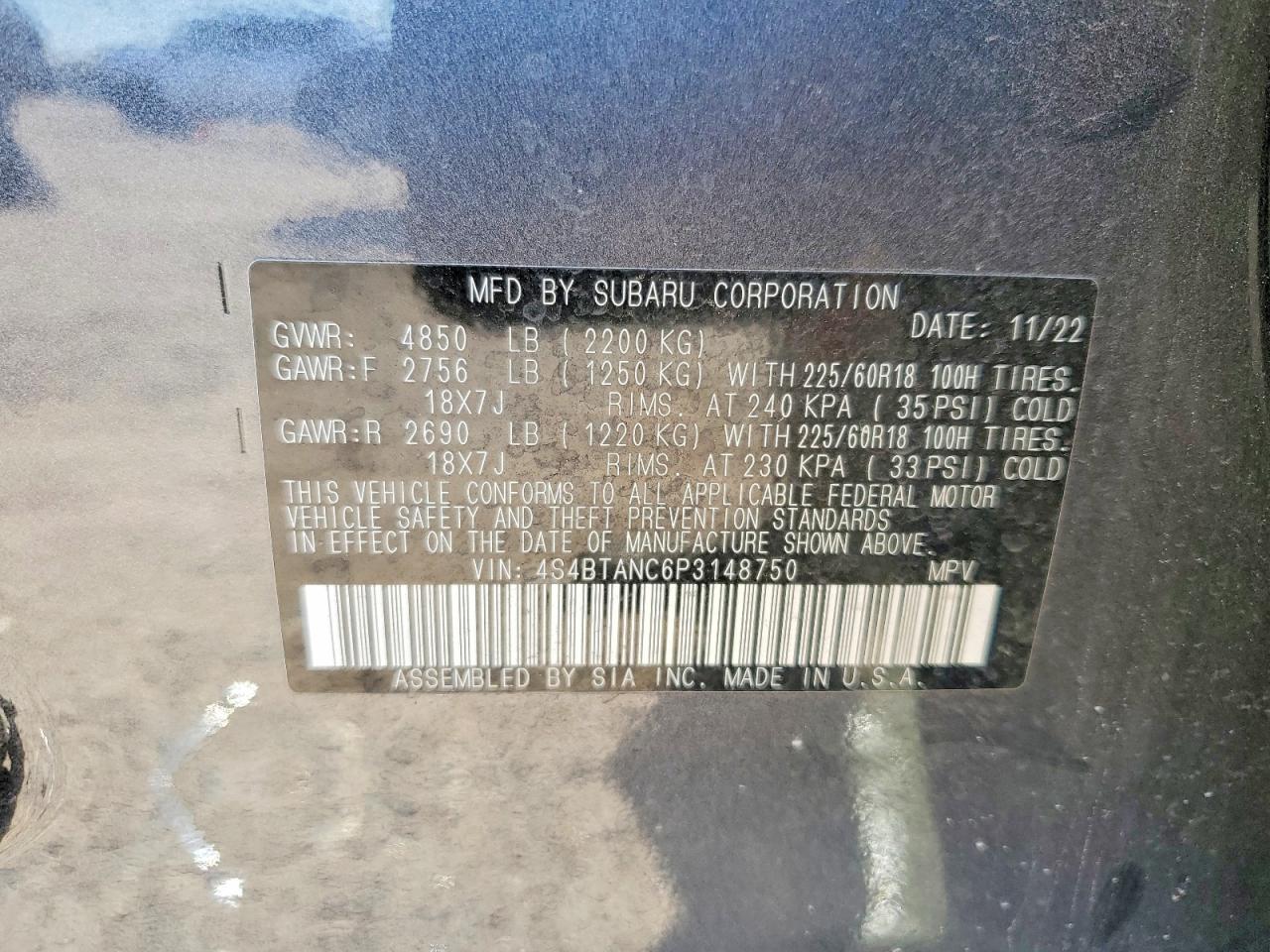 2023 SUBARU OUTBACK LIMITED photo 25