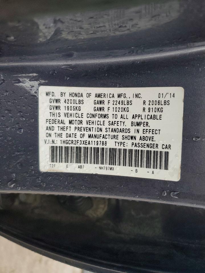 2014 HONDA ACCORD photo 34