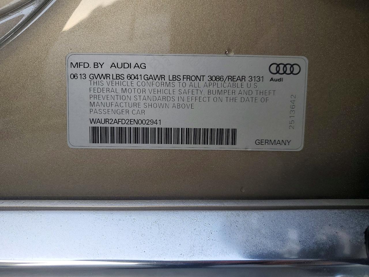 2014 AUDI A8 L QUATTRO photo 25