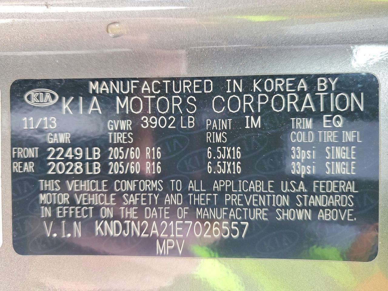 2014 KIA SOUL BASE photo 27