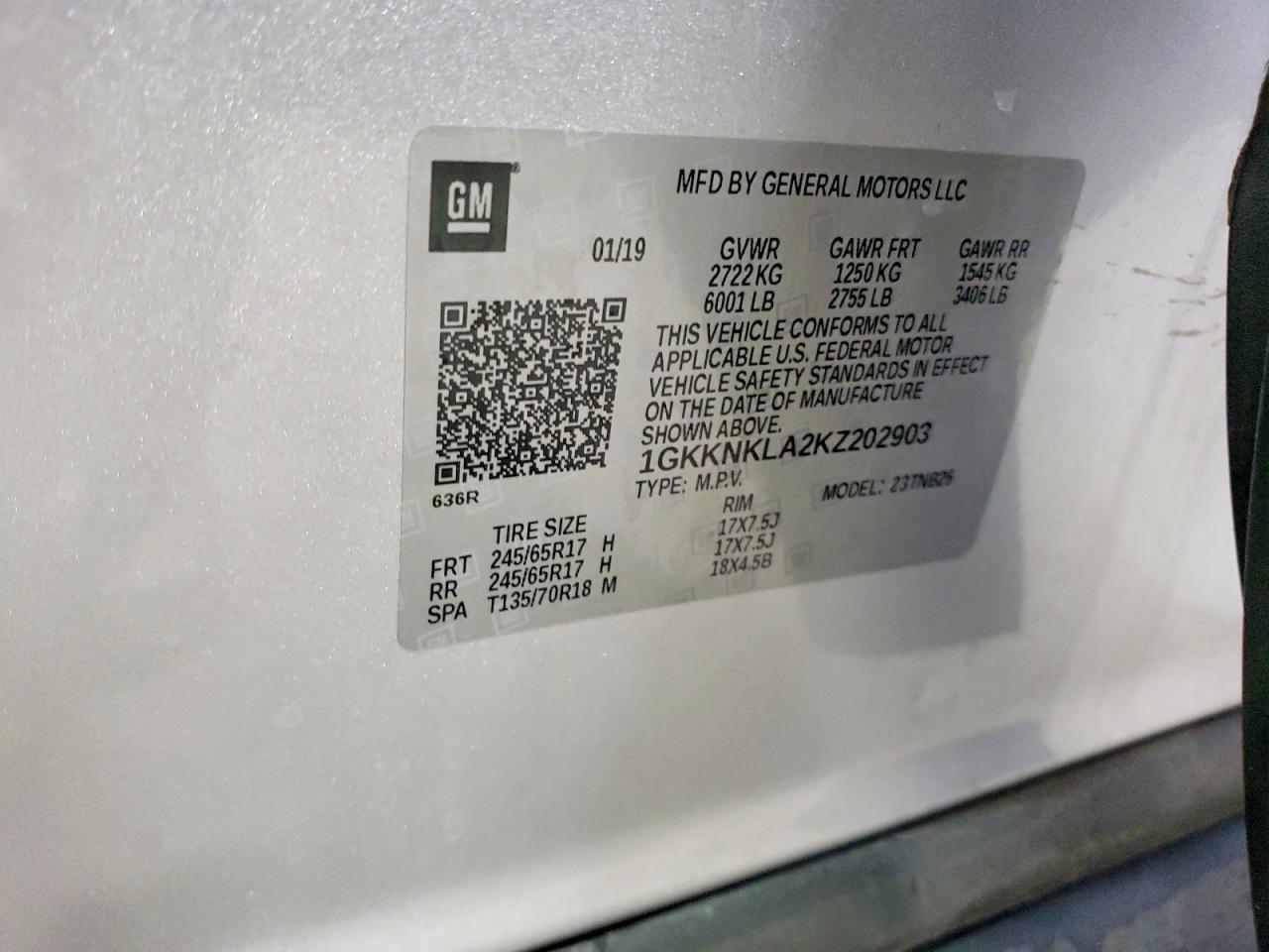 2019 GMC ACADIA SLE photo 37