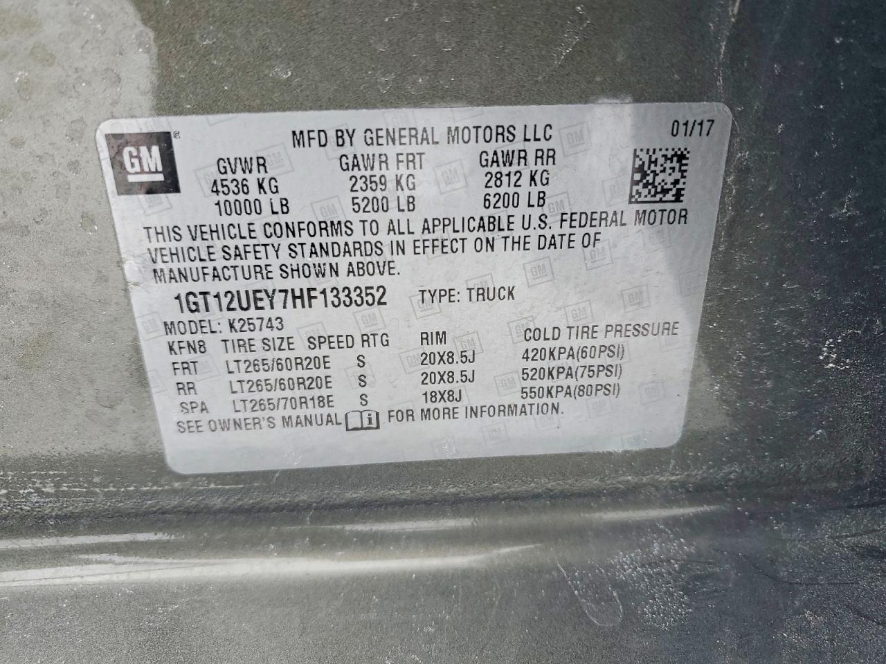 2017 GMC SIERRA K2500 DENALI photo 25