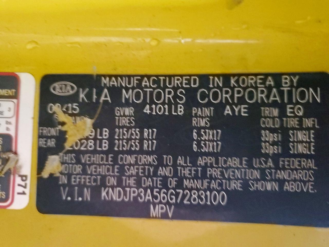 2016 KIA SOUL + photo 25