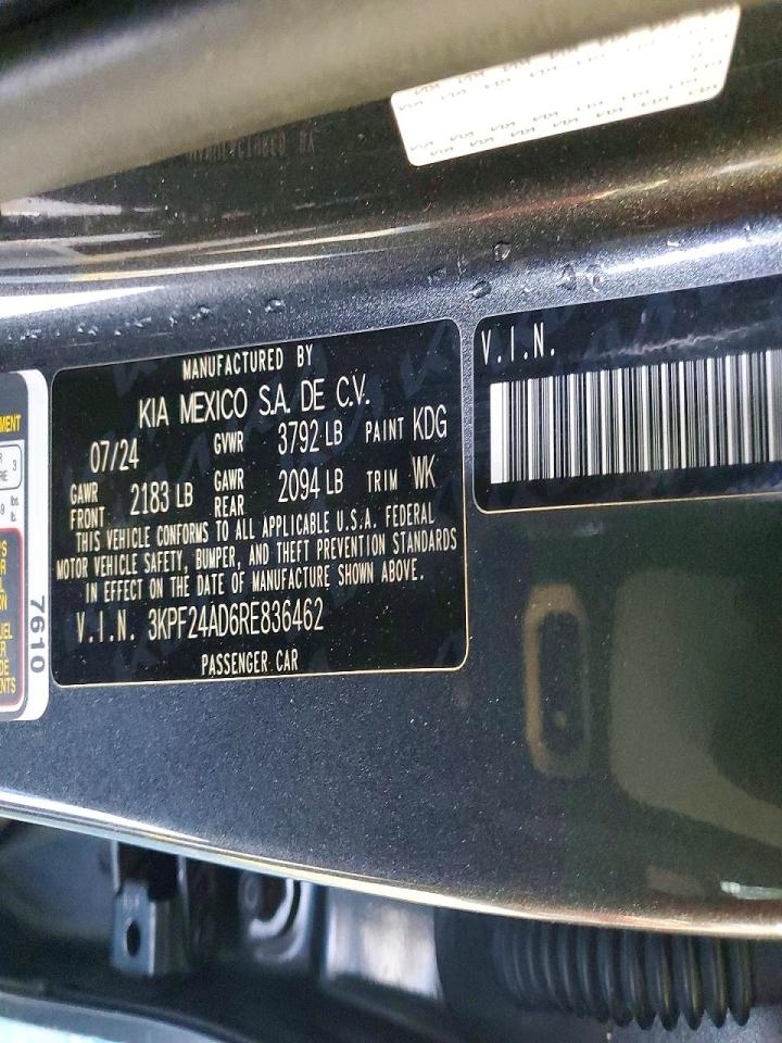 2024 KIA FORTE LXS photo 12