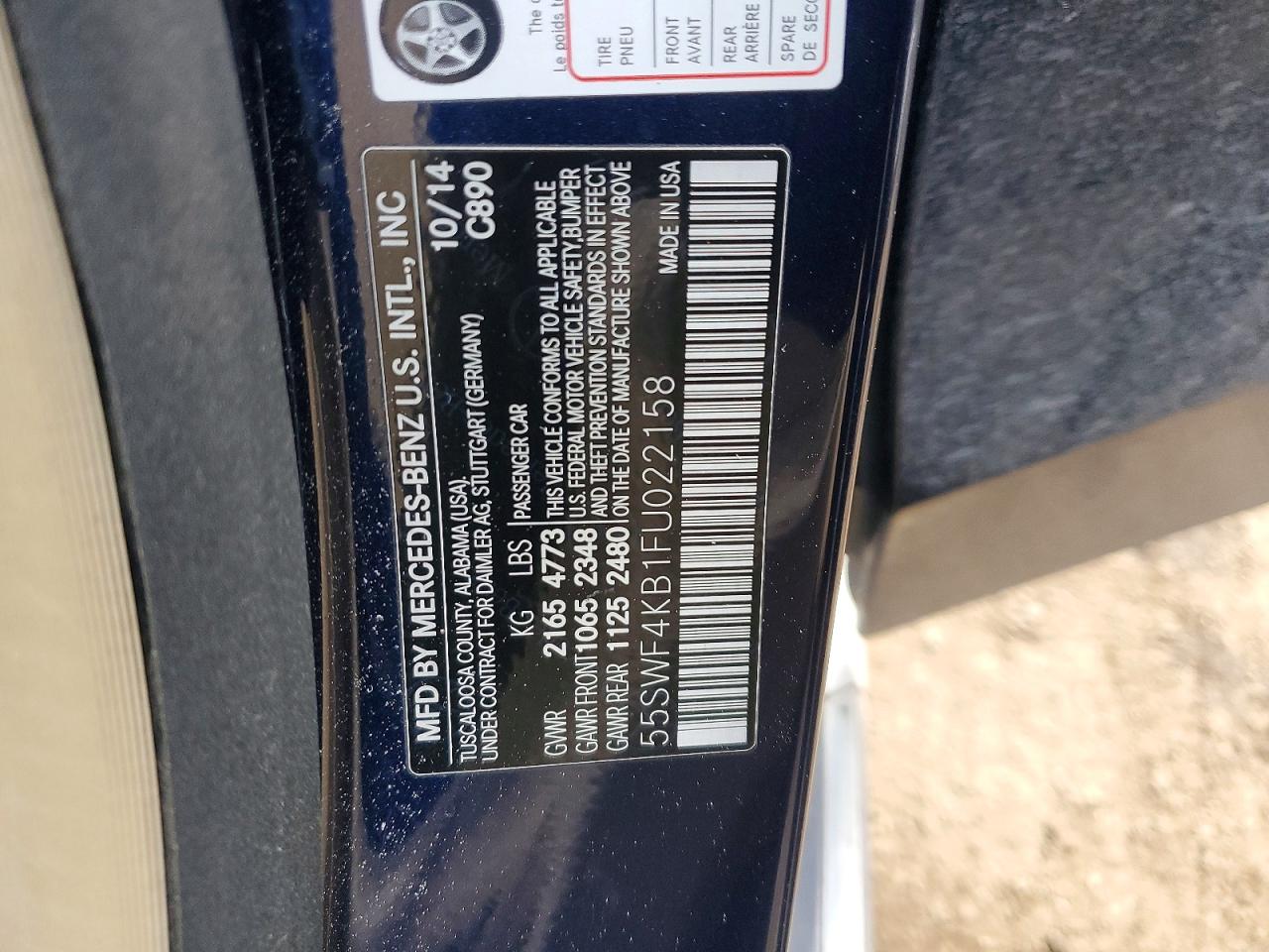 2015 MERCEDES-BENZ C 300 4MATIC photo 12