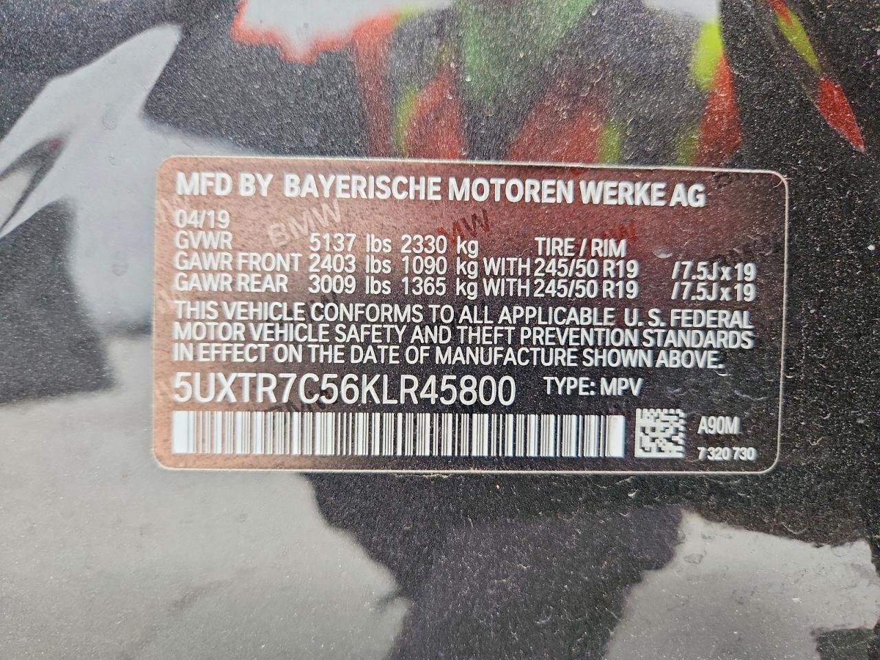 2019 BMW X3 SDRIVE30I photo 27