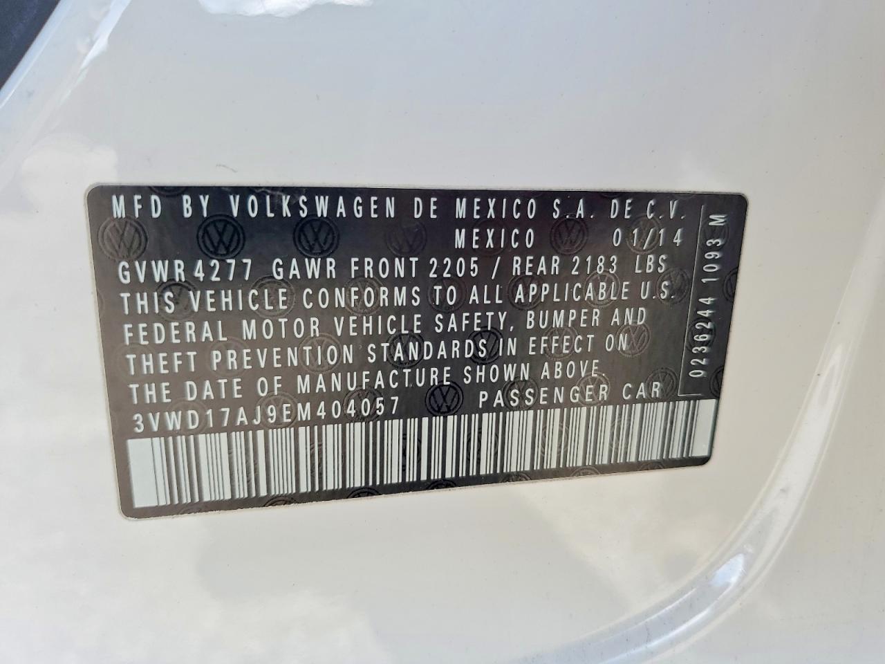 2014 VOLKSWAGEN JETTA SE photo 25