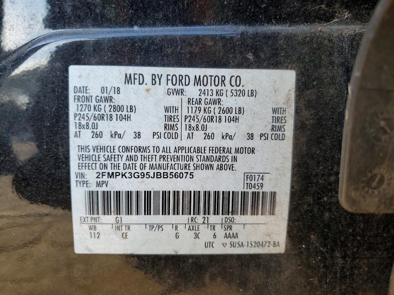 2018 FORD EDGE SE photo 25