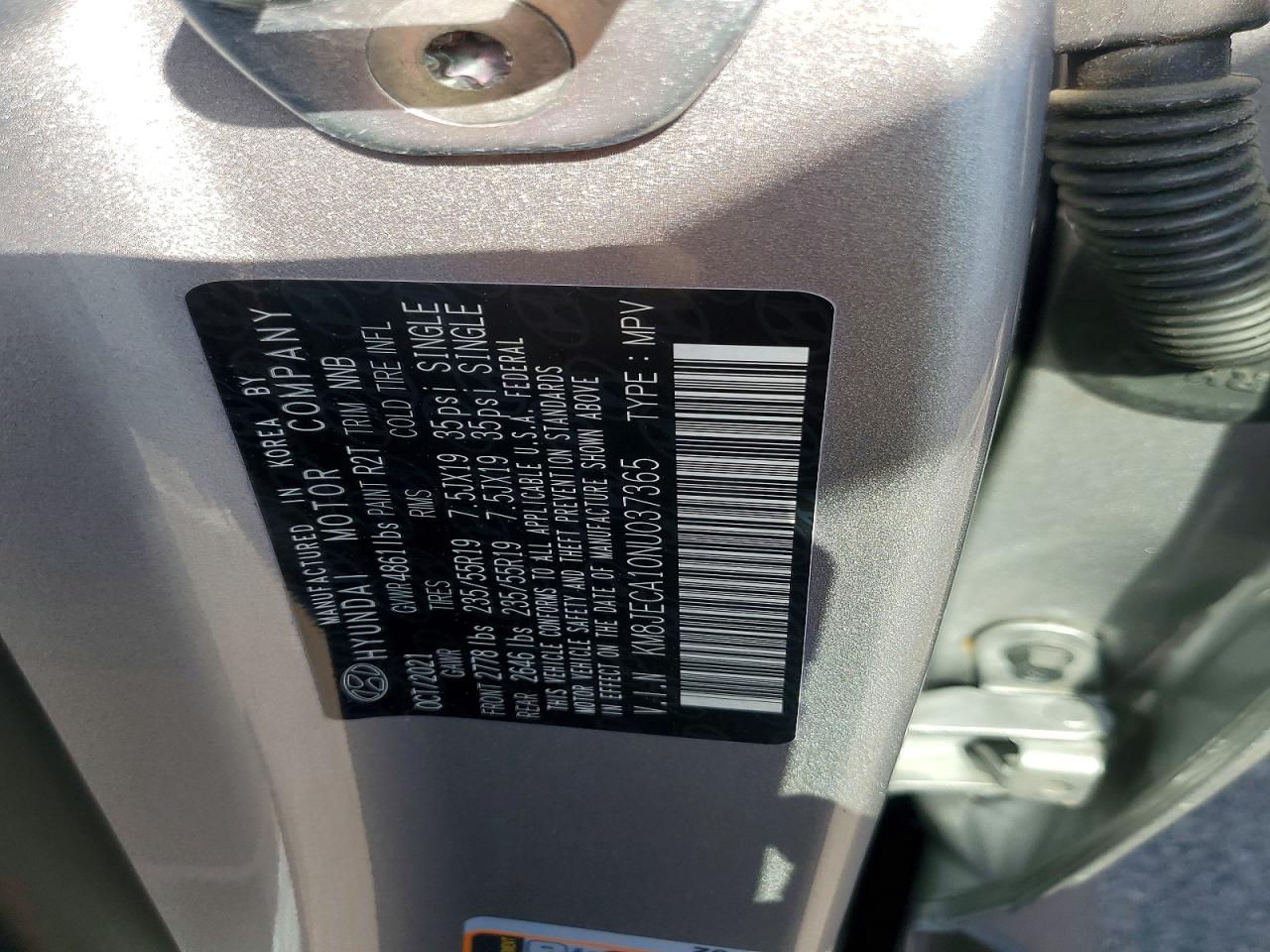 2022 HYUNDAI TUCSON photo 14