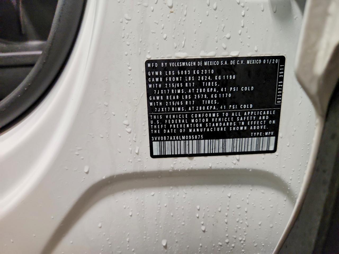 2020 VOLKSWAGEN TIGUAN S photo 27