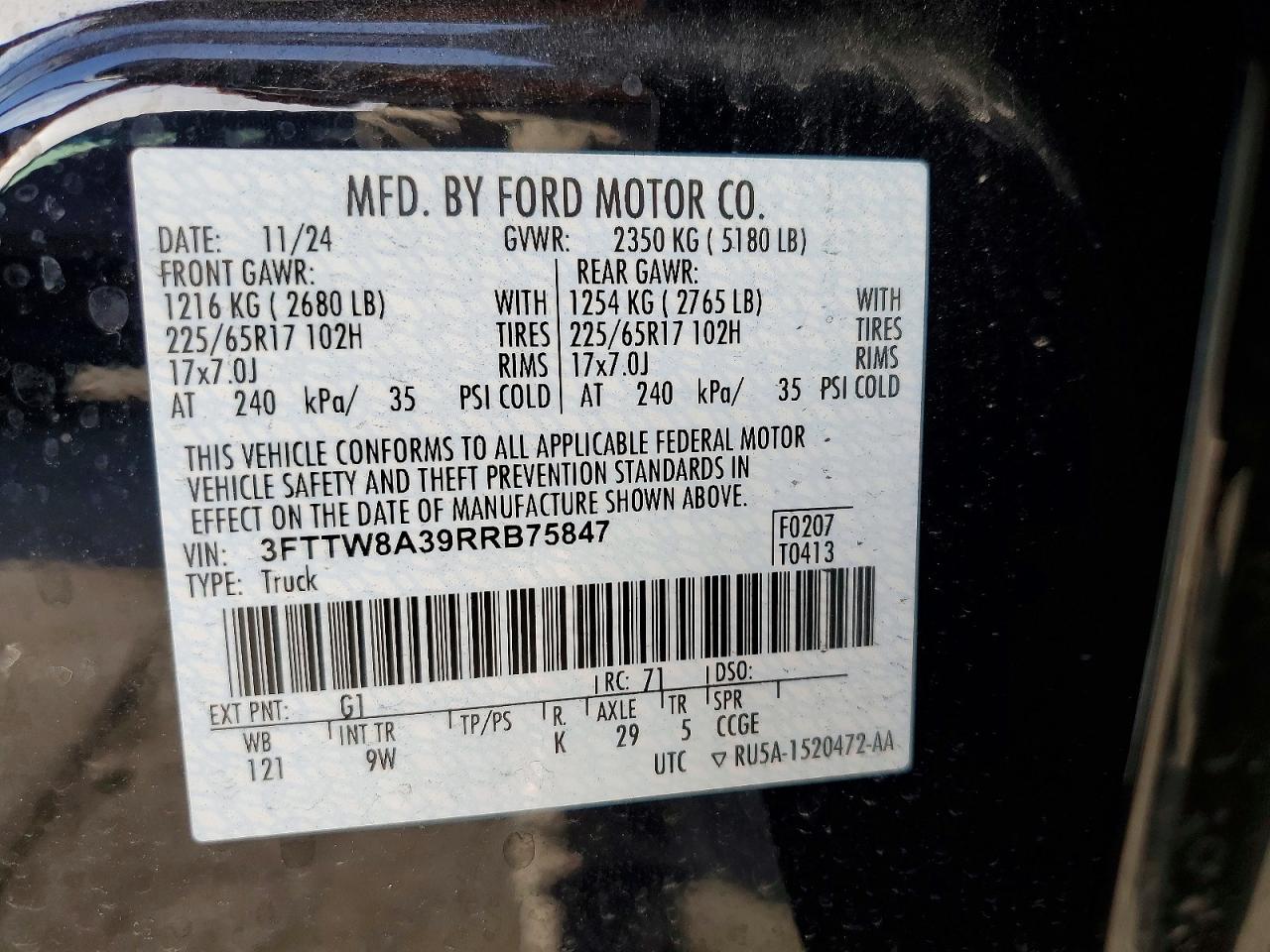 2024 FORD MAVERICK XL photo 23