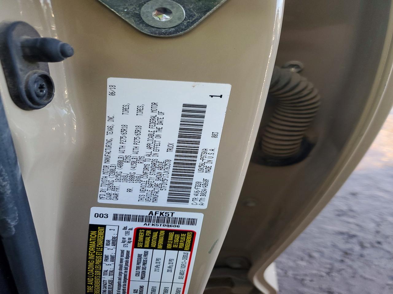 2018 TOYOTA TUNDRA CREWMAX SR5 photo 23