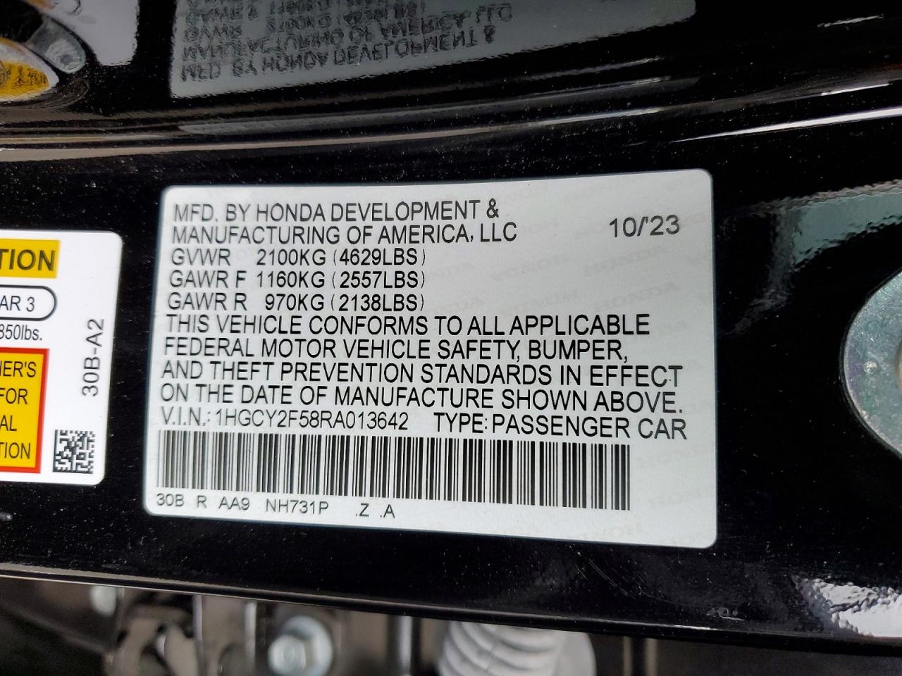 2024 HONDA ACCORD HYBRID SPORT photo 12