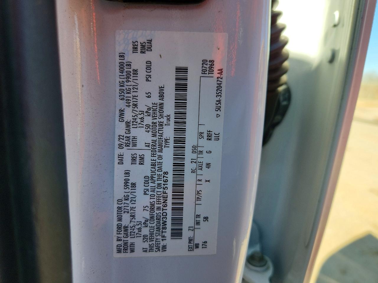 2022 FORD F350 SUPER DUTY photo 37