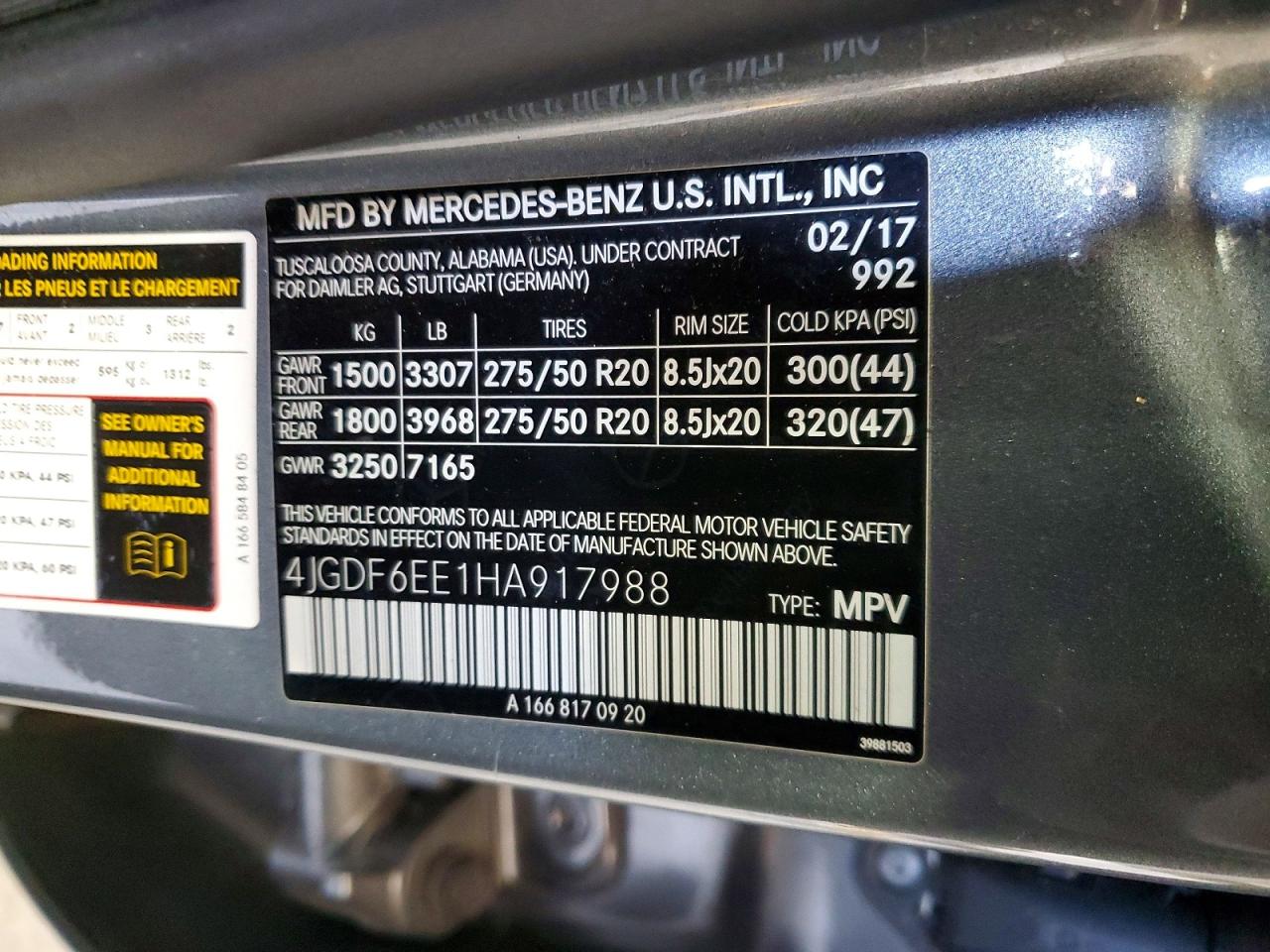2017 MERCEDES-BENZ GLS 450 4MATIC photo 25
