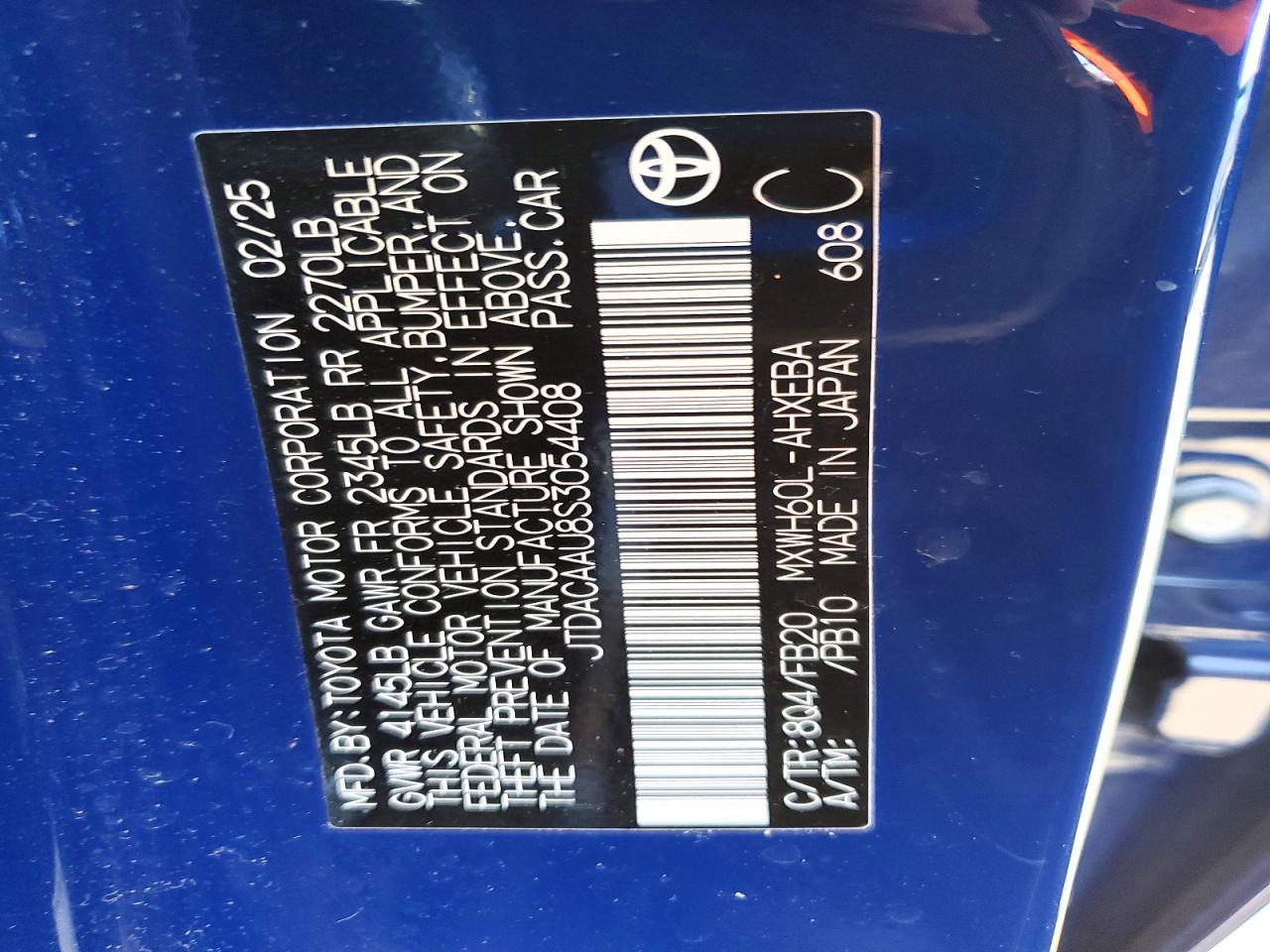 2025 TOYOTA PRIUS LE photo 12