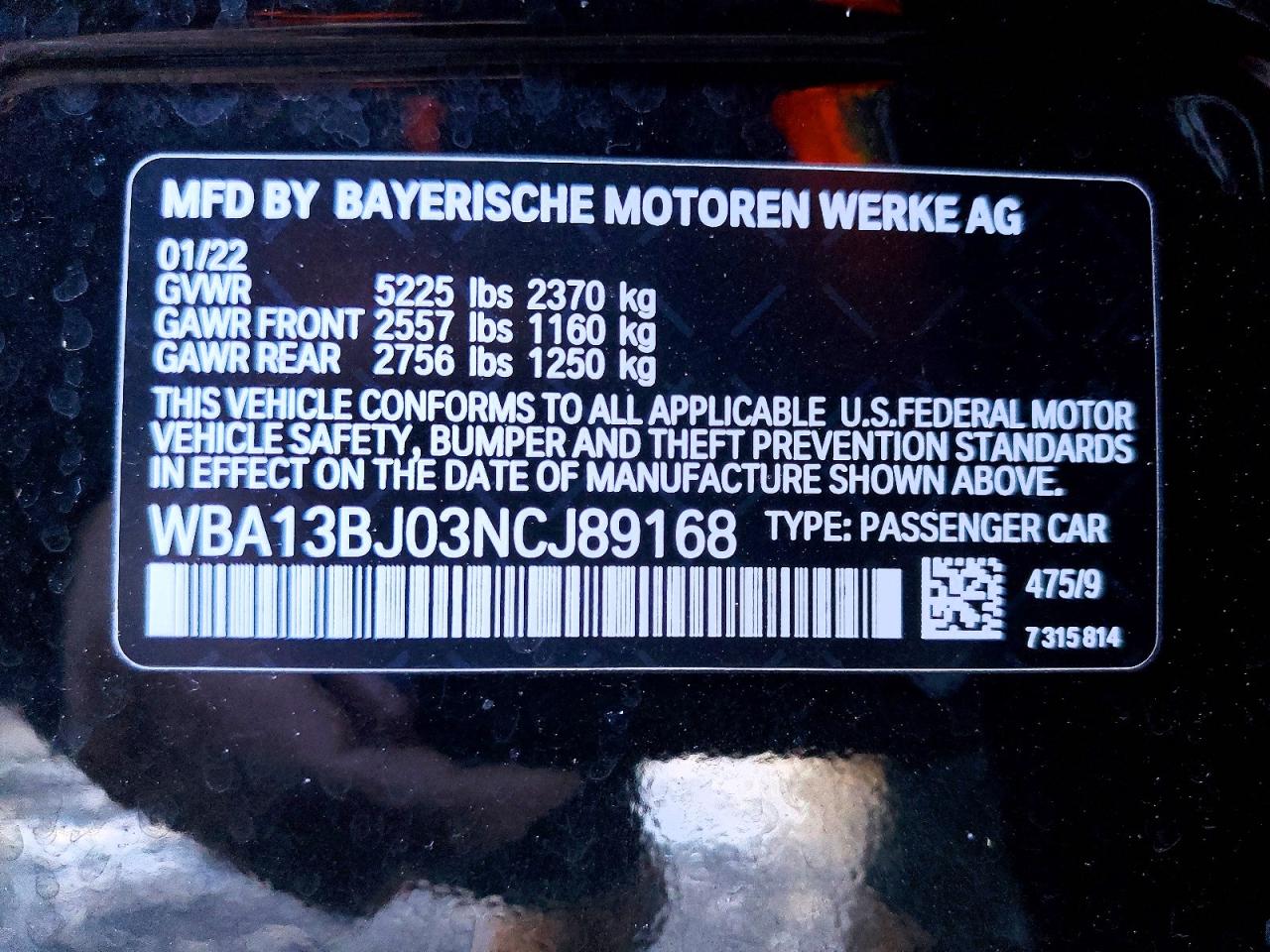 2022 BMW 530 XI photo 23