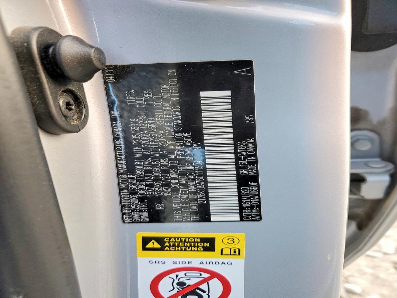 2011 LEXUS RX 350 photo 12