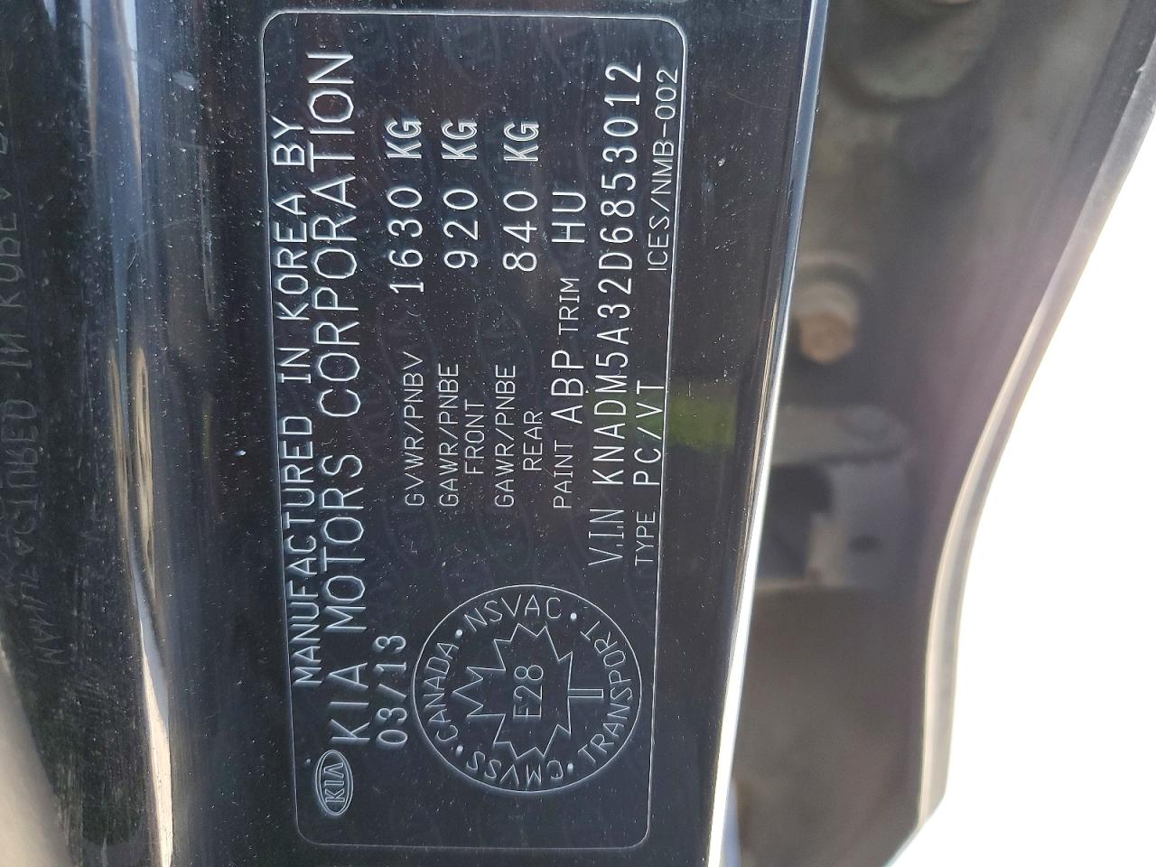 2013 KIA RIO LX photo 13
