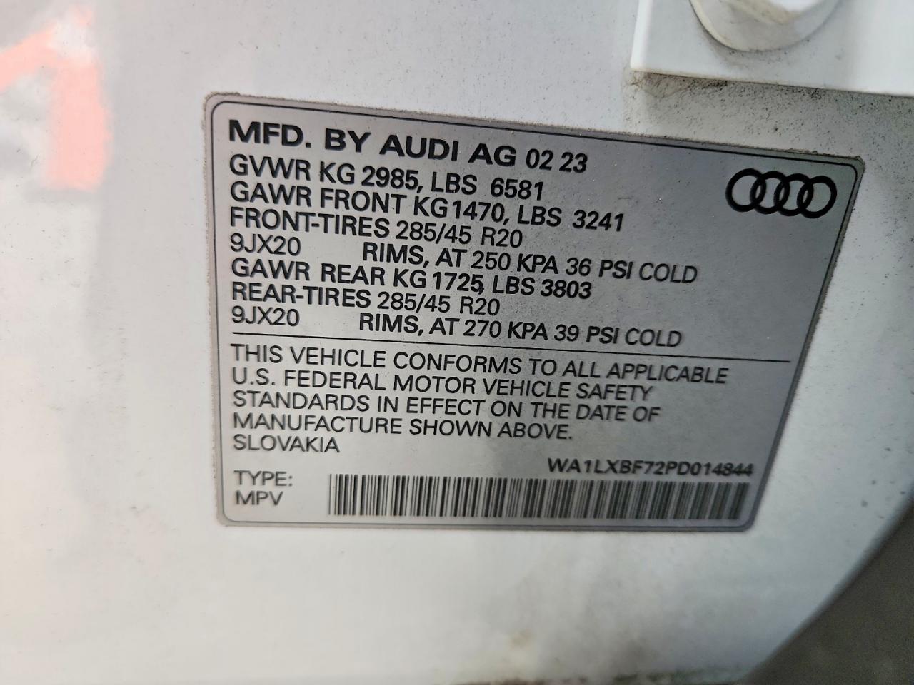 2023 AUDI Q7 PREMIUM PLUS photo 14