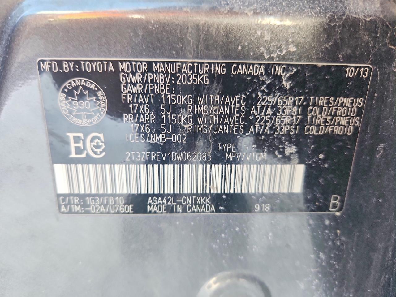 2013 TOYOTA RAV4 LE photo 23