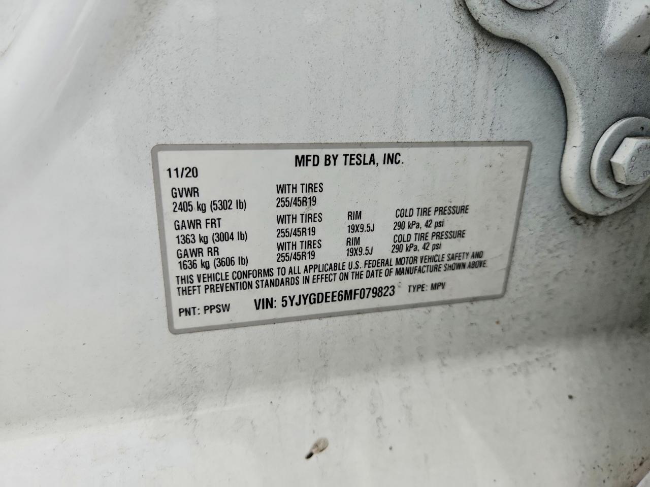 2021 TESLA MODEL Y photo 37