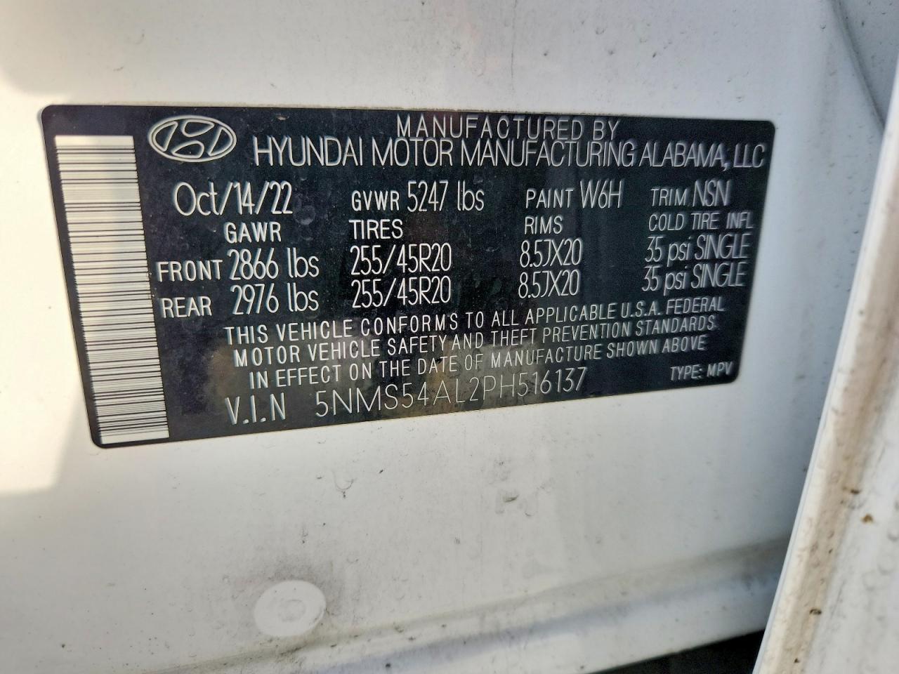 2023 HYUNDAI SANTA FE CALLIGRAPHY photo 14