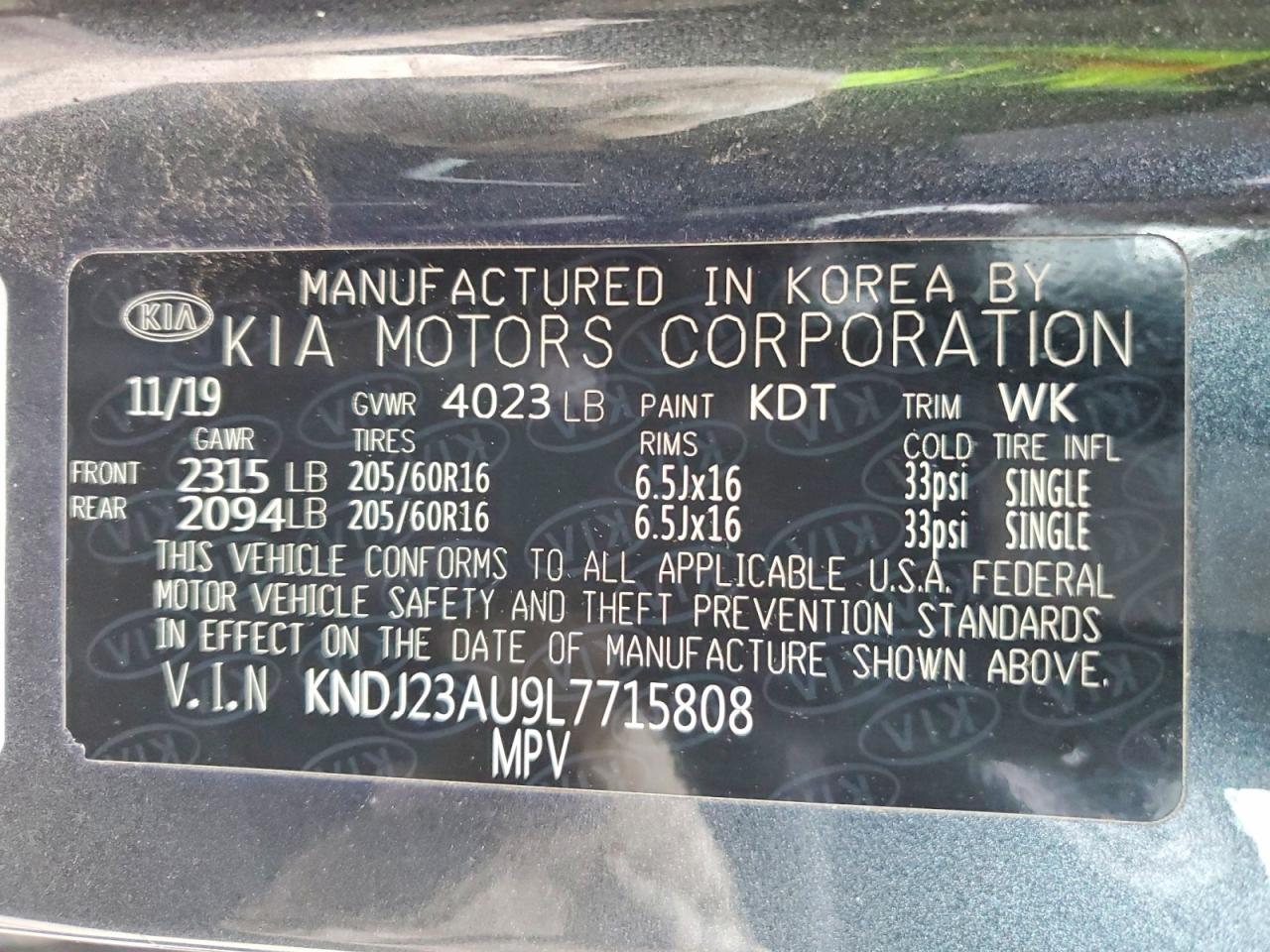 2020 KIA SOUL LX photo 27