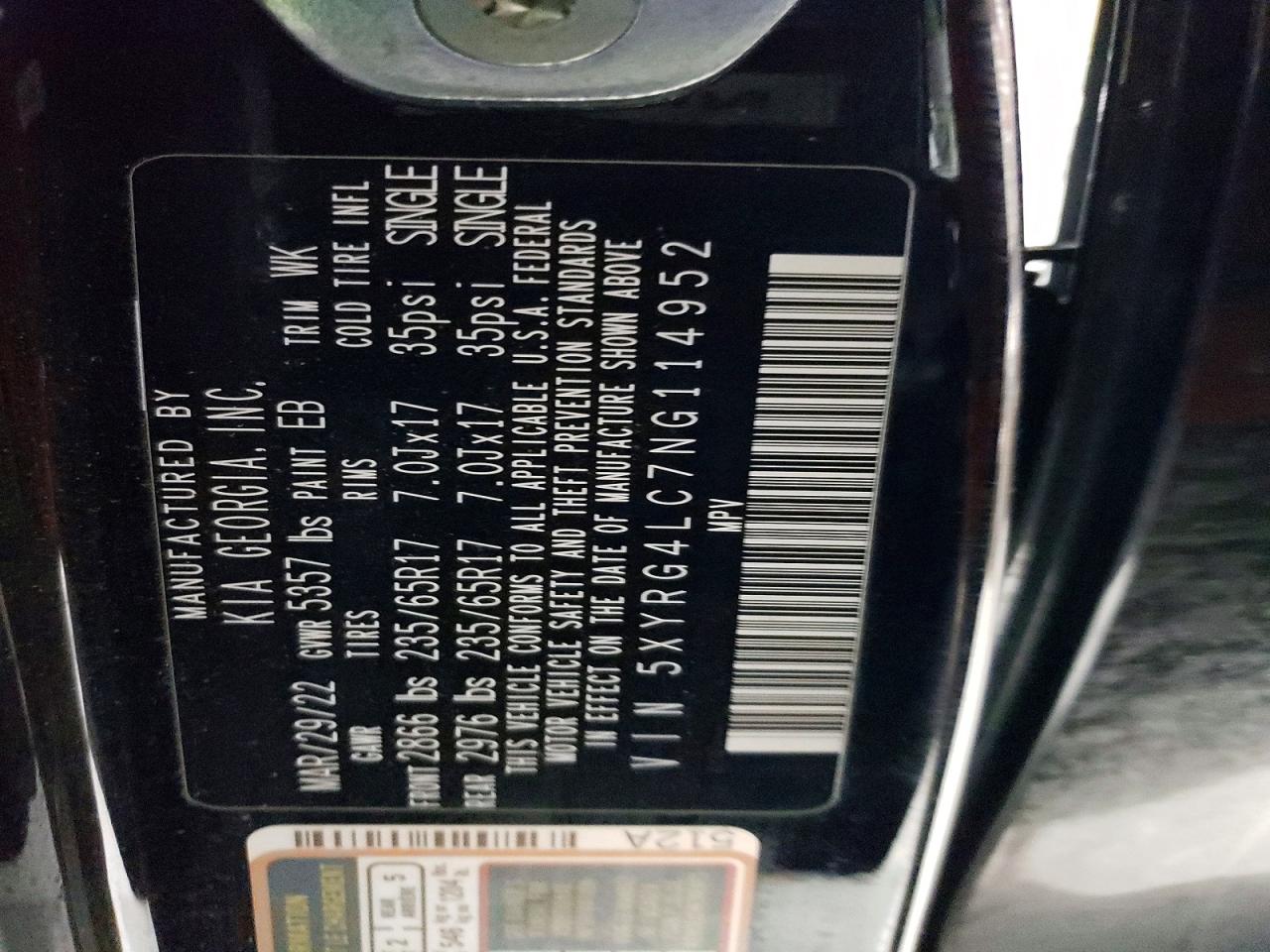 2022 KIA SORENTO LX photo 25