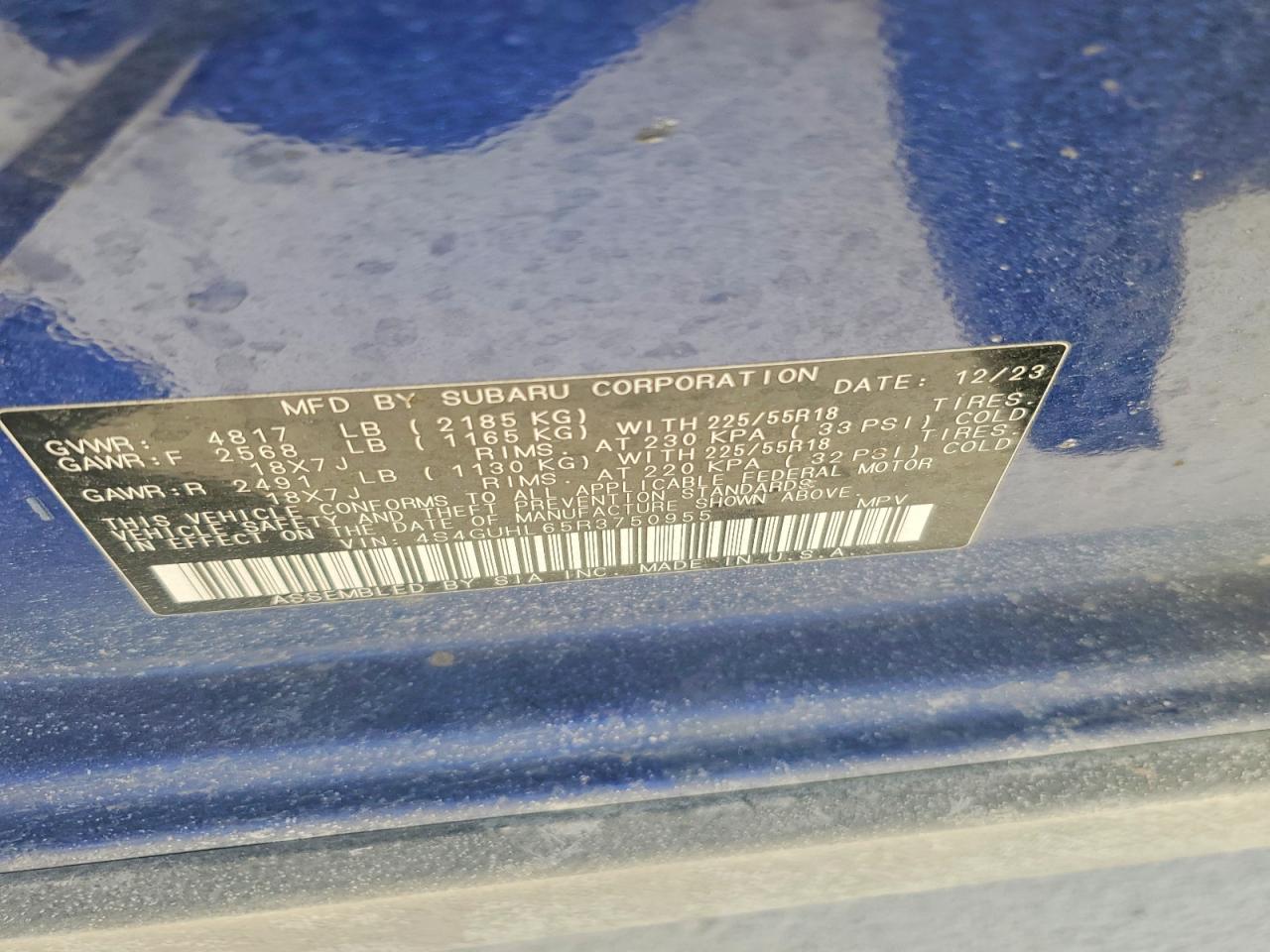 2024 SUBARU CROSSTREK LIMITED photo 13