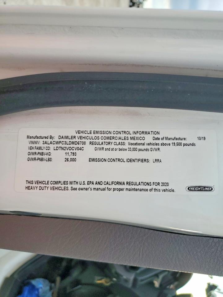 2020 FREIGHTLINER M2 106 MEDIUM DUTY photo 10