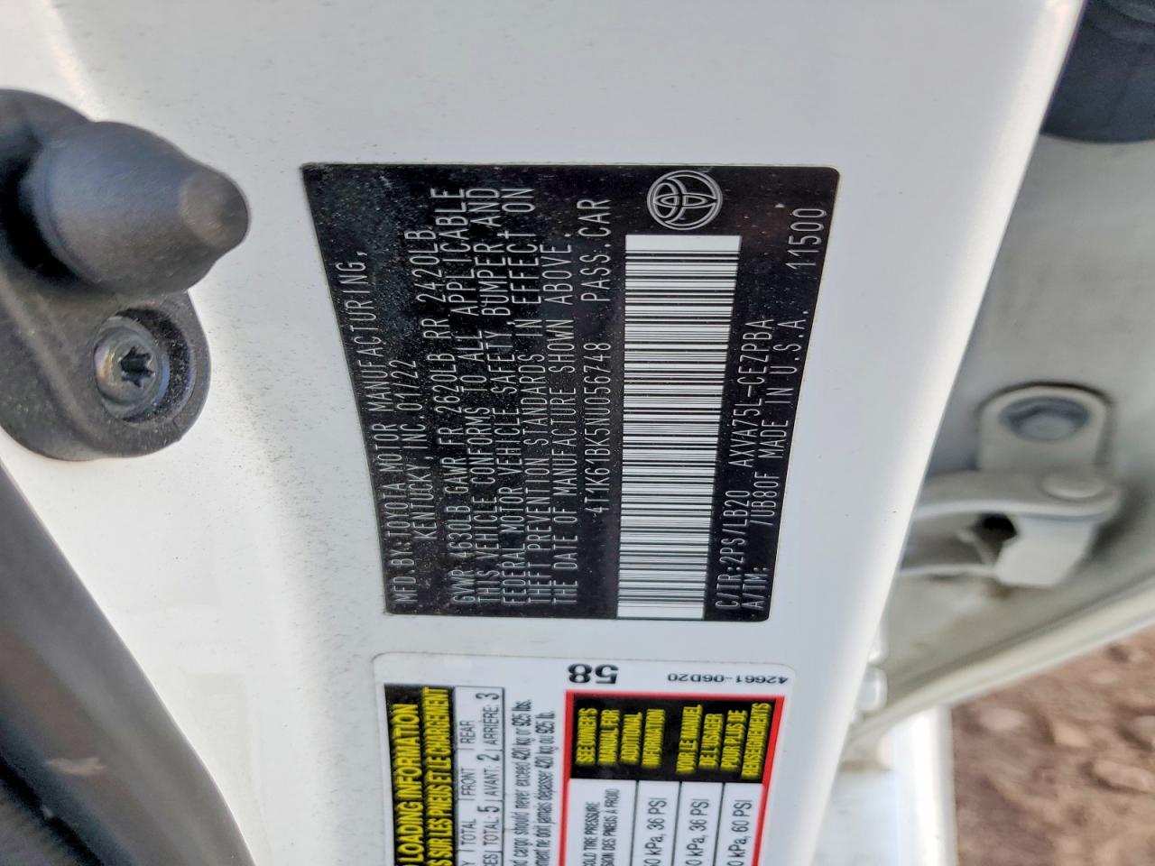 2022 TOYOTA CAMRY XSE photo 23