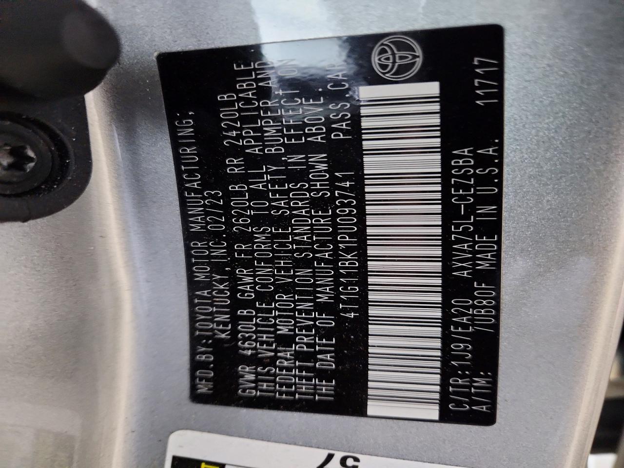 2023 TOYOTA CAMRY SE photo 23