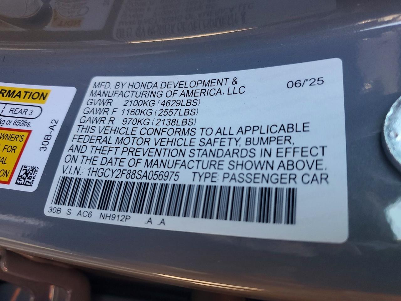 2025 HONDA ACCORD TOURING HYBRID photo 37