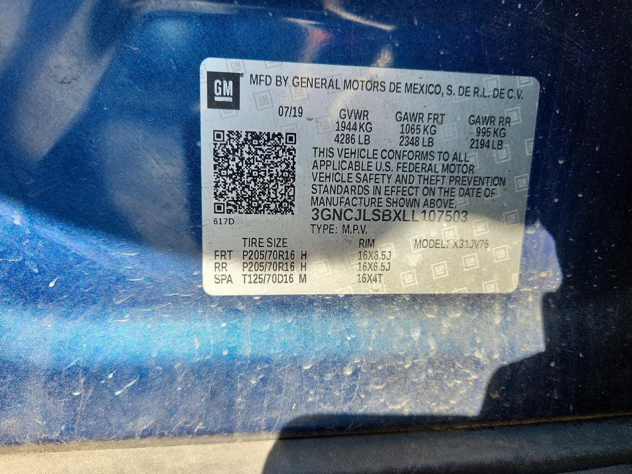 2020 CHEVROLET TRAX 1LT photo 13