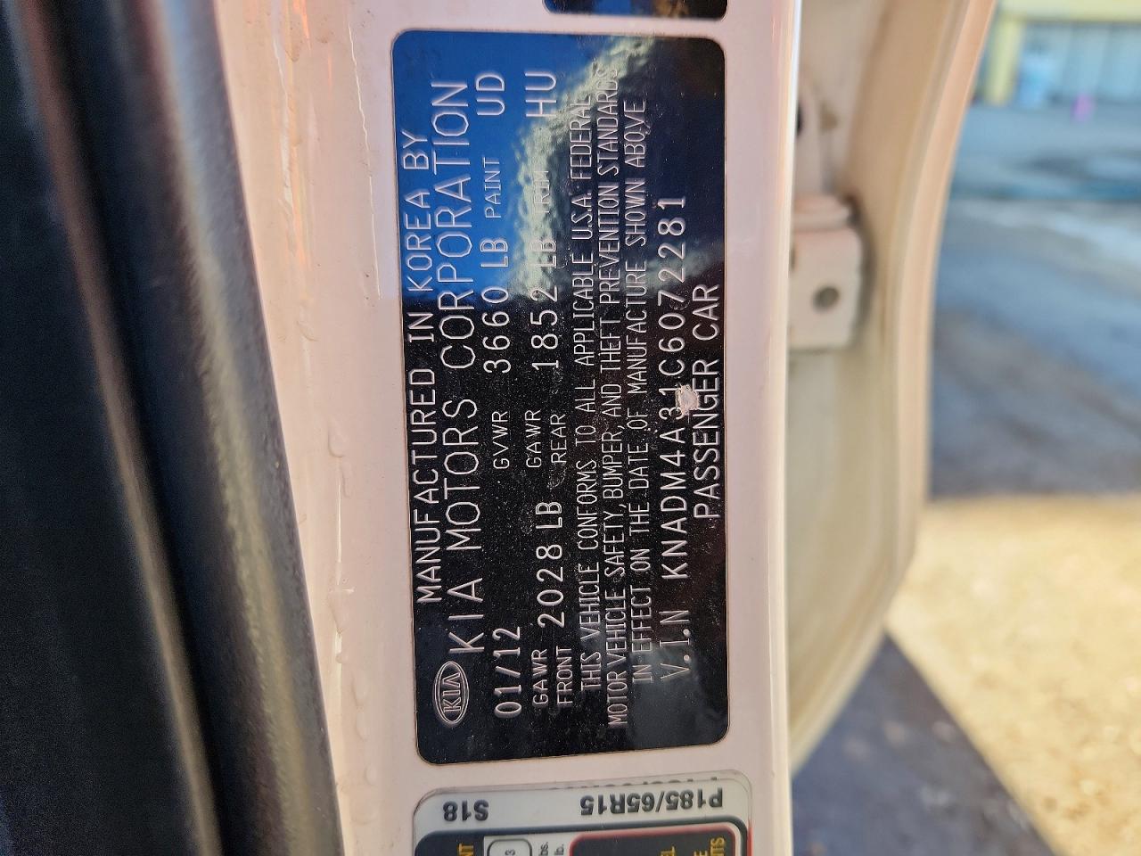 2012 KIA RIO LX photo 13