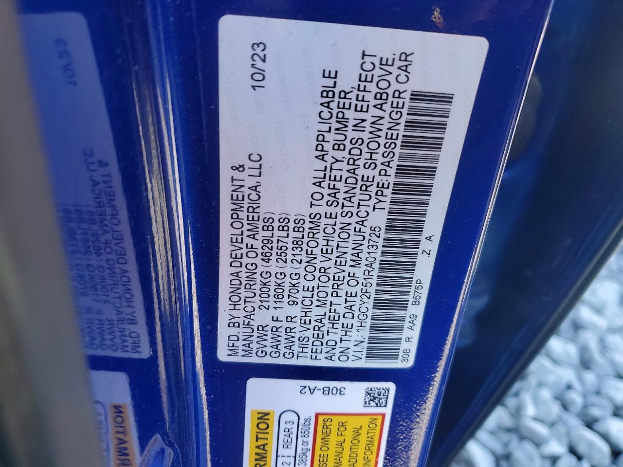2024 HONDA ACCORD HYBRID SPORT photo 12