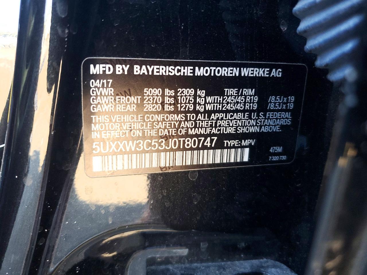 2018 BMW X4 XDRIVE28I photo 13