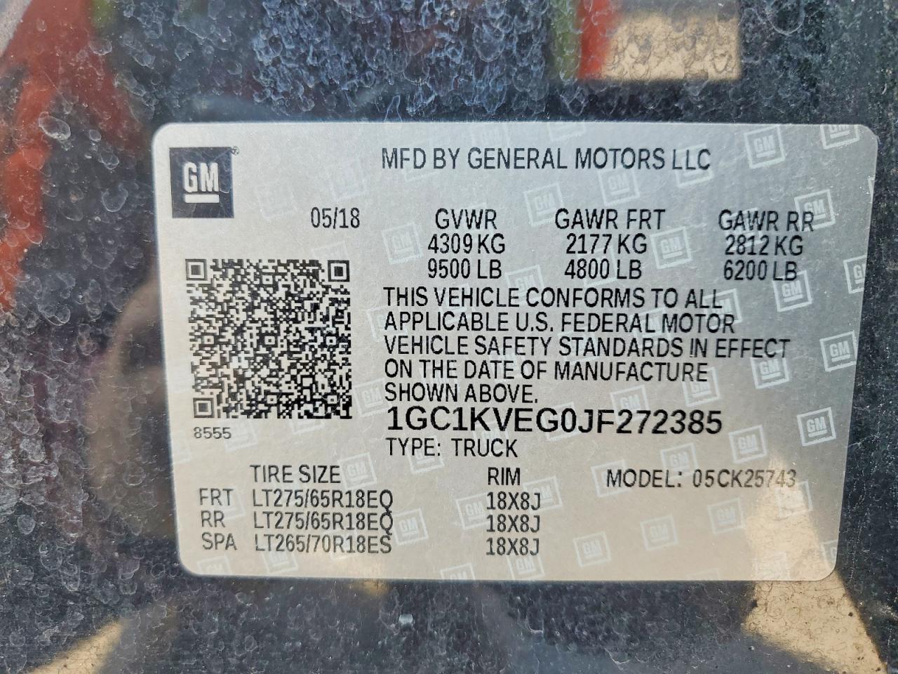 2018 CHEVROLET SILVERADO K2500 HEAVY DUTY LT photo 23