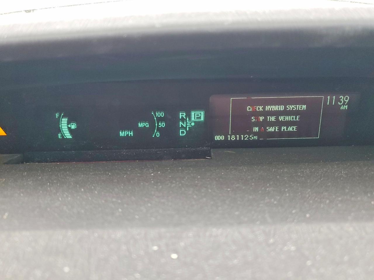 2012 TOYOTA PRIUS THREE photo 9