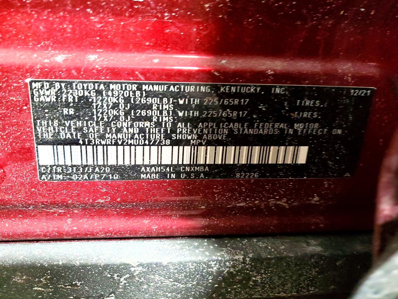 2021 TOYOTA RAV4 XLE photo 37