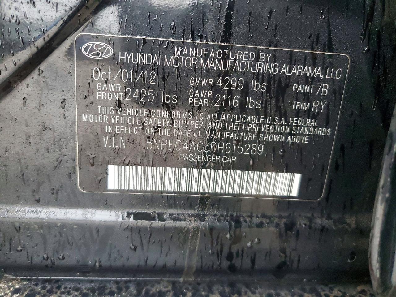 2013 HYUNDAI SONATA SE photo 23