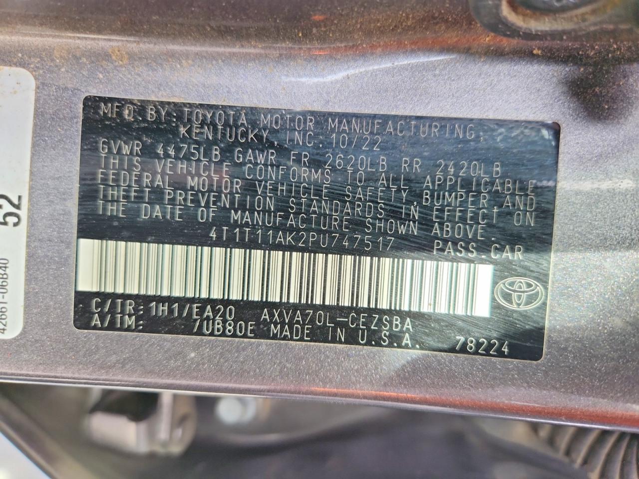 2023 TOYOTA CAMRY SE photo 34