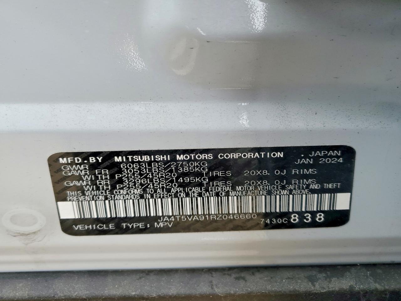 2024 MITSUBISHI OUTLANDER SE photo 12