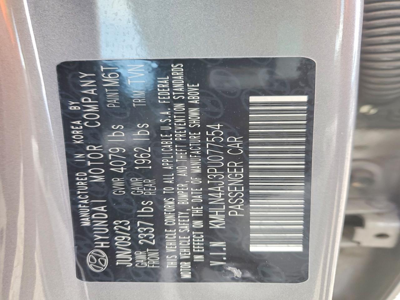 2023 HYUNDAI ELANTRA LIMITED photo 13