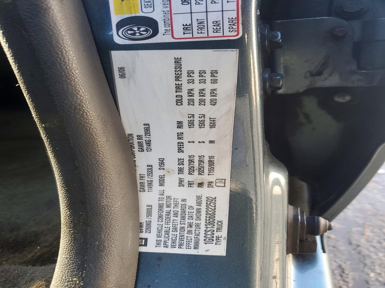 2006 CHEVROLET COLORADO photo 13